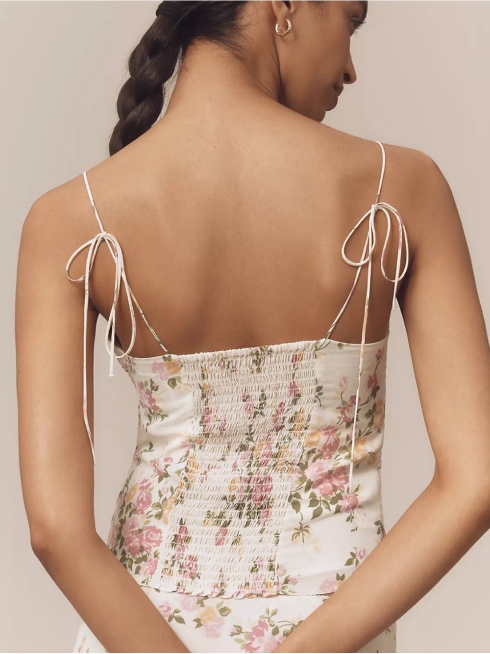 Reformation Pixie Tank Top in Color Posy Size 2 - Picture 5 of 5